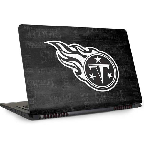 NFL Tennessee Titans Black & White Dell Inspiron Skin